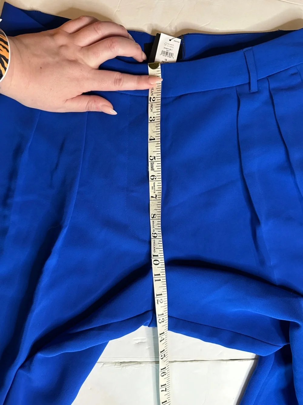 NWT Banana Republic Royal Blue Dress Pants Size 12 - Picture 12 of 13